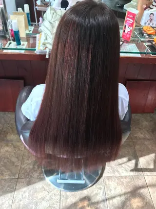 ロング カラー 嶋村 望美のヘアスタイル