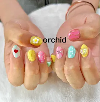 ネイル orchid ♡オーキッドのネイルデザイン