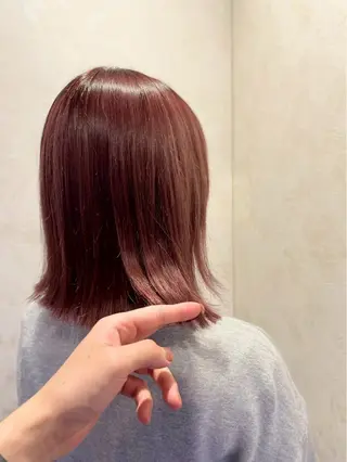 ミディアム カラー 🎀Rina🎀 Nosh/唐人町のヘアスタイル