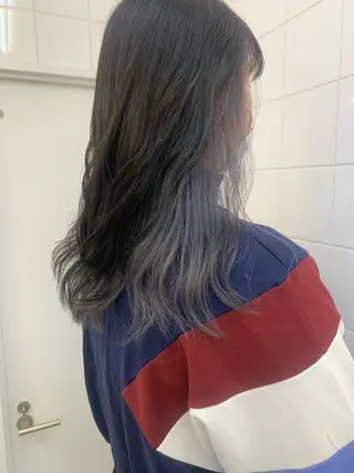 ロング カラー ヘアアレンジ 🧨ブリーチー×ボブ レイヤー💎じゅえるのヘアスタイル