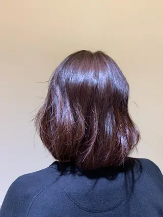 ミディアム カラー 高橋友里亜 /フリーランスのヘアスタイル