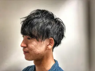 ショート メンズ 美髪矯正 Rioのヘアスタイル