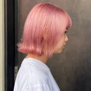 ミディアム カラー 比嘉 陽のヘアスタイル