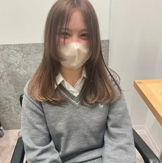 ミディアム 東京の技術を 京都で✂︎🕊️💖のヘアスタイル
