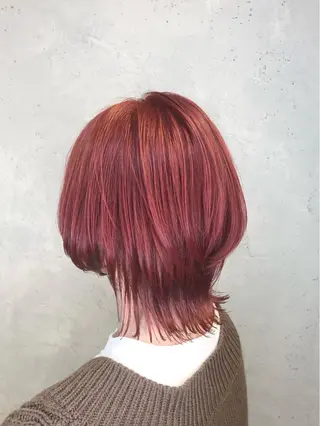 ショート カラー ヘアアレンジ ｲﾝﾅｰｶﾗｰ屋さん 🫧伊藤拓実のヘアスタイル