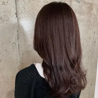 ロング カラー 二宮 早智子のヘアスタイル