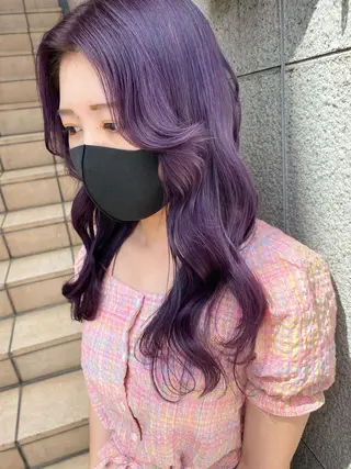 ロング カラー 💗💗韓国レイヤー yu-ki💗💗のヘアスタイル