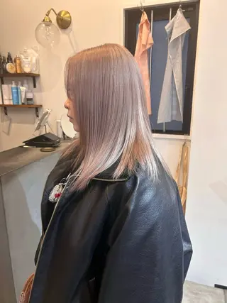 セミロング カラー PAUSE所属・ひな🐥 ボブ/ハイトーン🫧のヘアスタイル