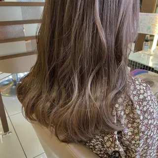 セミロング カラー シールエクステ✨️韓 国羽エクステ🪽和希のヘアスタイル