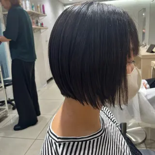 ショート パーマ 巖本 真希のヘアスタイル