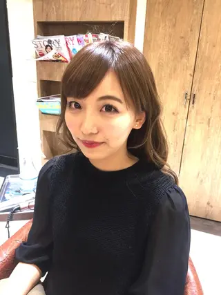 ロング カラー 【ディレクター 🧸🤍田澤　唯那】のヘアスタイル