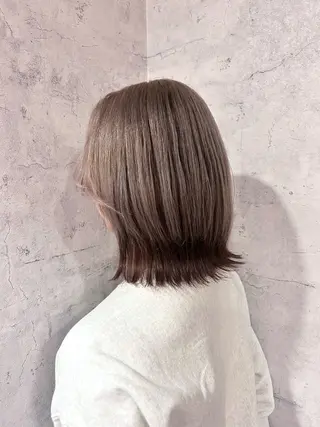 ミディアム カラー ブリーチ/アレンジ/ 19歳/新宿/アリルのヘアスタイル