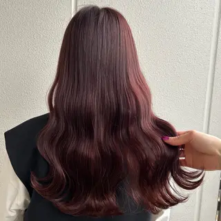 カラー ︎︎🌟韓国艶カラー ︎🌟璃奈 (ﾘﾅ)のヘアスタイル