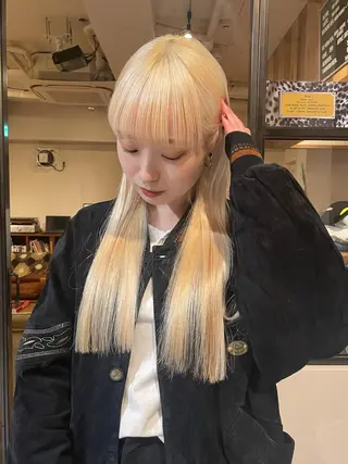 ロング カラー ファッションに 溶け込むstyleのヘアスタイル