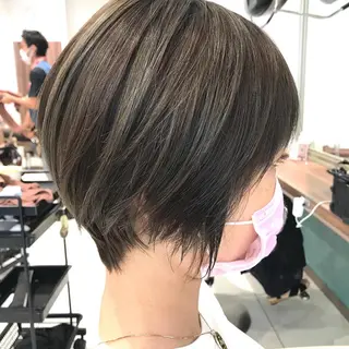 ショート カラー Ash宮前平店 鈴木和也のヘアスタイル