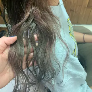 ロング カラー ヘアアレンジ サナ🌱 切りっぱなしボブのヘアスタイル