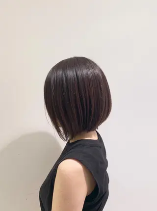 ショート ショート、ボブ/ 川鍋薫のヘアスタイル
