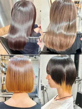 ショート カラー パーマ ショートボブ縮毛矯正 髪質改善のプロ山道潤のヘアスタイル