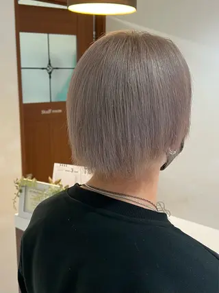 メンズ HAIR BEAUTY Plaser所属・透明感カラー🕊️✨ Mayu🦮🩶のヘアスタイル