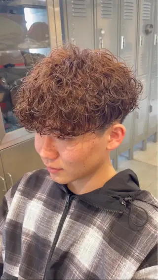 パーマ メンズ fifth 武正 琉生のヘアスタイル