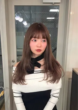 ロング カラー girly/柔らか カラーMitsukiのヘアスタイル