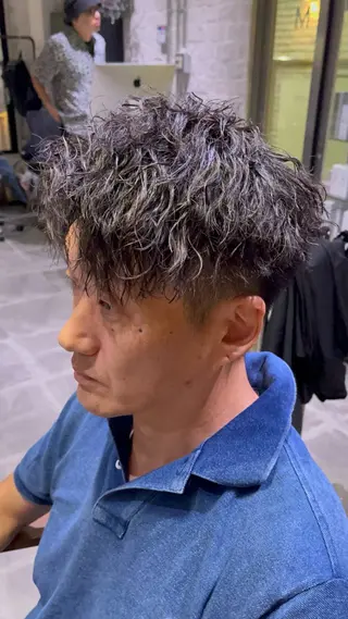 ショート パーマ メンズ daichi (UMM)のヘアスタイル