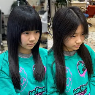 ロング ウルフ/レイヤー /髪質改善　ナユタのヘアスタイル