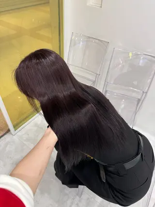 ロング 色気ある大人カラー /ブリーチなしのヘアスタイル