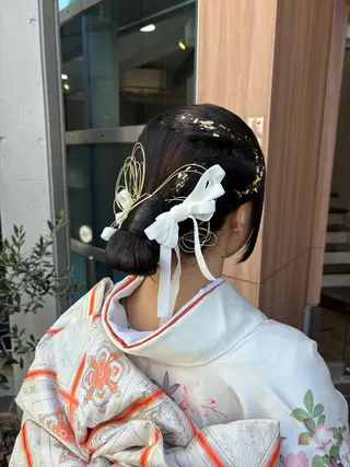 ミディアム ヘアアレンジ しみず さくら🌸のヘアスタイル