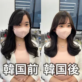 セミロング カラー ヘアアレンジ 韓国ヘア×2way 🇰🇷和知拓郎のヘアスタイル