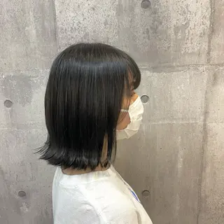 ミディアム 比嘉 陽のヘアスタイル