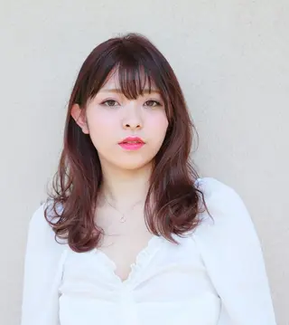 セミロング 皆尾 忠位のヘアスタイル