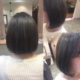 ミディアム カラー hair salon Ranun髪質改善のヘアスタイル