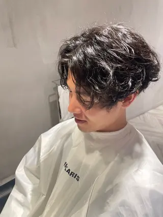 パーマ メンズ LEAPS adore都島店所属・みゆう 都島/透明感のヘアスタイル