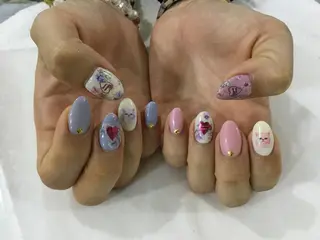 ネイル 💎🐰 saki. m 🐰💎のネイルデザイン