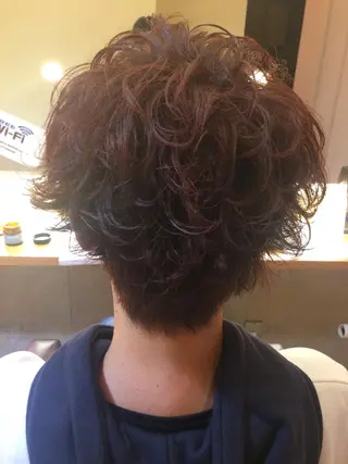 カラー パーマ ヘアアレンジ メンズ メンズパーマの巨匠 鈴木純のヘアスタイル