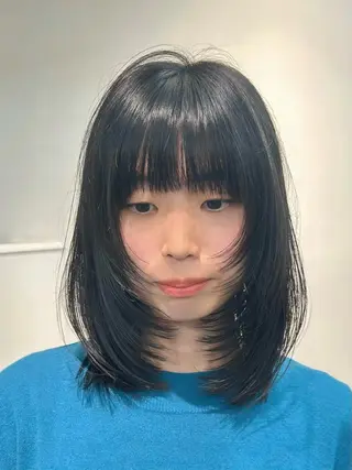 ミディアム ENIEN MAKE'S 立川所属・綾/ベージュカラー /パーマ🩰のヘアスタイル