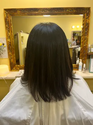 セミロング Hair Design MoMO所属・MoMO北三条駅 ꕤ︎︎·͜·さとうのヘアスタイル