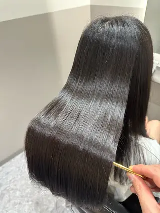 ロング 彼ウケ抜群🎀垢抜け 艶暗髪🪞一輝のヘアスタイル