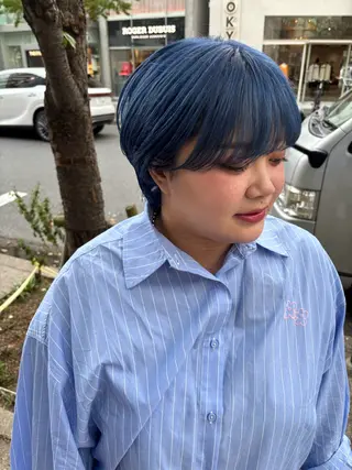 ショート ヒラカホ/ ブリーチ/似合わせのヘアスタイル