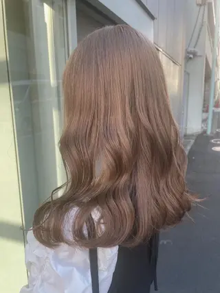 ロング カラー ️💕淡いハイトーン 💕︎︎ひかるのヘアスタイル