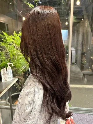 ロング カラー 西林 伶架のヘアスタイル