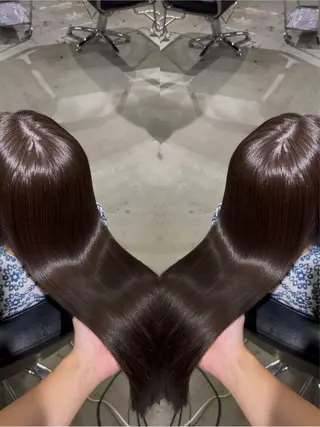 ロング 髪質改善大阪/ 酸性縮毛矯正/ゆうとのヘアスタイル