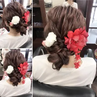 ロング ヘアアレンジ 沢田 瞳のヘアスタイル