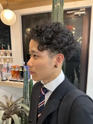 パーマ メンズ 💖ボブ/ショート 似合わせ/美波💖のヘアスタイル