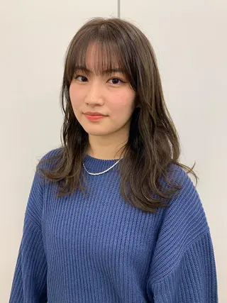 ミディアム カラー PAIR DAISUKEのヘアスタイル