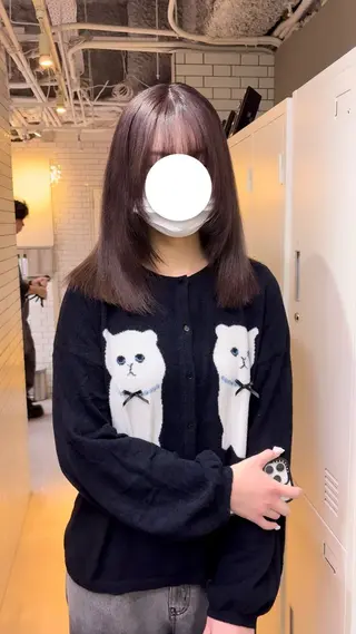 カラー 韓国🇰🇷レイヤー 似合わせ顔まわりのヘアスタイル