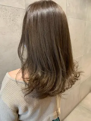 セミロング AHNKISM所属・増田 晃士のヘアスタイル