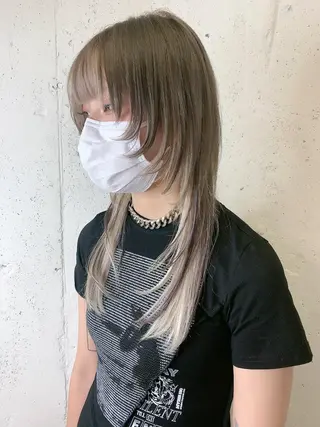 ロング カラー 310【サンイチマル】所属・透明感ハイトーン🦄 キラ🌈のヘアスタイル