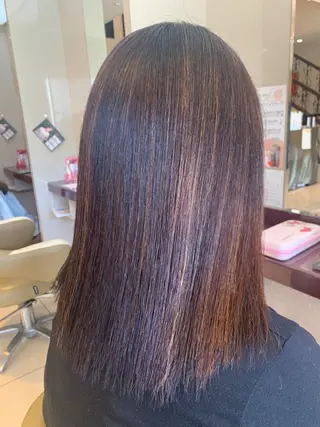 セミロング 大島 裕也のヘアスタイル